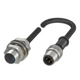 Balluff Inductive standard sensor, PNP, NO, M12, flush, M12 4-pin Balluff